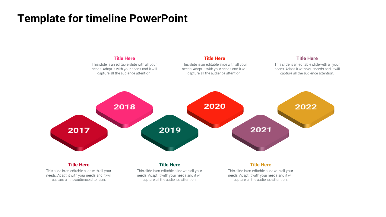 template for timeline powerpoint